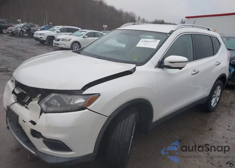 2016 Nissan Rogue Sv z USA, uszkodzony, nr VIN KNMAT2MV8GP709287